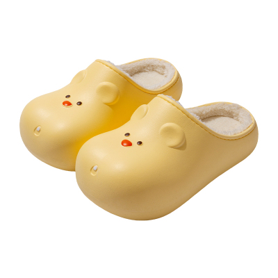 鲨际卡通仓鼠棉拖鞋防水2025新款
