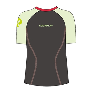 AquaPlay安泊来冬泳儿童短袖泳衣泡温泉速干防晒男女童游泳衣可爱