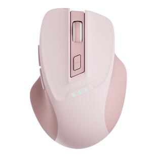 人体工学鼠标无线蓝牙有线女生高颜值办公可充电款静音笔记本电脑