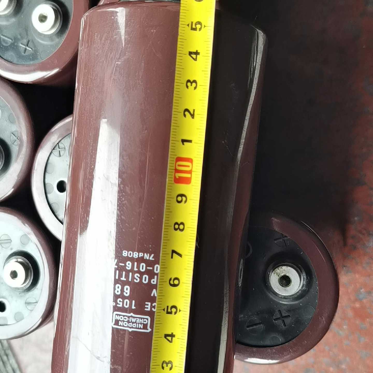 议价日本黑金刚 400V 6800UF 电解电容原装拆机,有1