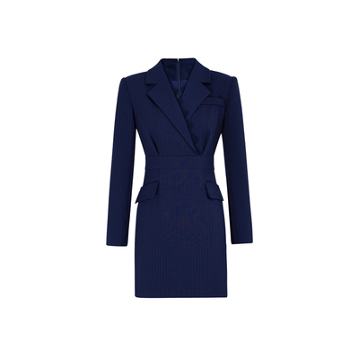 MD千亿【青律裁光】2025秋冬新款显瘦气质百搭设计感气质连衣裙