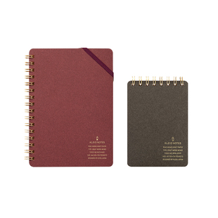 女建筑师的店 Kleid便签笔记本A6A7方格内页线圈本牛皮纸复古