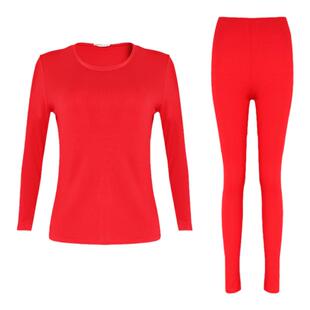 【商场同款】歌瑞森小绵羊保暖内衣薄款女士秋衣秋裤套装打底