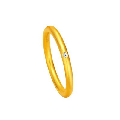 [礼物]DR一生一世情定一生黄金结婚对戒QW0238/QM0238