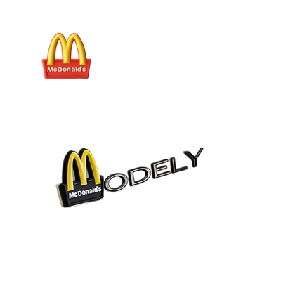 适用特斯拉Model3/y麦M标字标搞笑尾标丫个性黑色后字母车贴