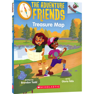 The Adventure Friends Treasure Map 冒险朋友 藏宝图 学乐橡果系列 儿童全彩桥梁书 小学生课外英语读物 英文原版进口图书