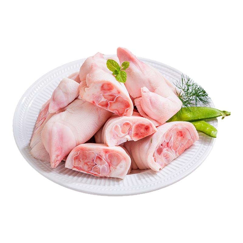 龙大肉食猪蹄块2斤精修免切