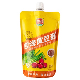 四海黄豆酱东北大酱蒸蘸拌炒非转基因大豆调味山东真材实料酱香