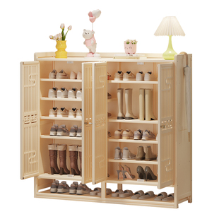 鞋架家用门口多层室内好看入户门防尘透气鞋柜楼道简易鞋子收纳柜