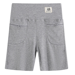 平角内裤女士莫代尔高腰收腹打底安全裤防走光不卷边四角保险短裤