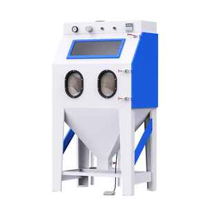 工业环保无尘自手动高压抛光翻新吹打砂水喷沙除锈机小型喷砂机