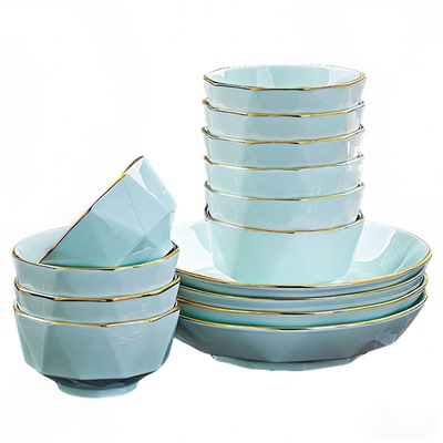 2026新款高颜值釉下彩餐具碗盘碟