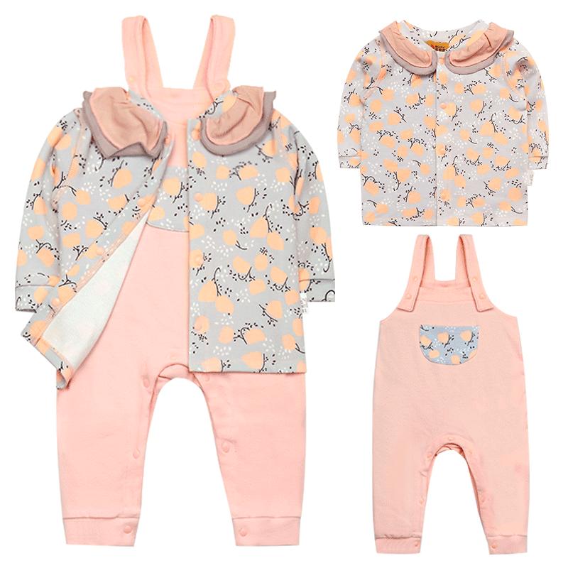 衣拉拉背带裤幼儿初生秋装外出服