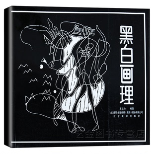 正版现货 黑白画理 黑白装饰画教材考研课程原创插画王弘力绘画构图理论书籍平面艺术设计黑白构成绘画黑白线描版画艺术插画书籍
