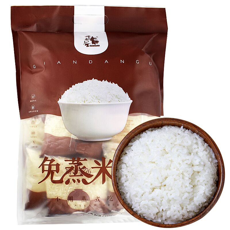 大袋装开水冲泡方便米饭120g米包自热免蒸煮速食快餐即食宿舍食品