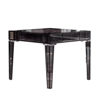 意式亚克力自动麻将桌方形简约餐桌一体家用娱乐麻将机会所麻将台