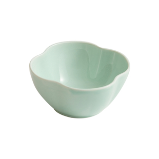 德化青瓷餐具2025年新款特别好看的高级感精致高颜值花形碗酱料碟