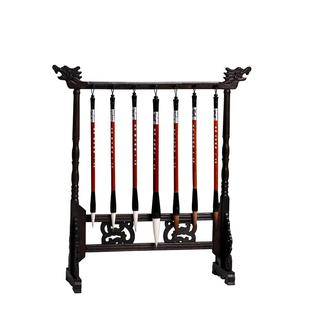 光祖毛笔架笔挂毛笔挂实木鸡翅木简约现代学生书法培训文房四宝复古挂毛笔的笔架旺文昌笔托套装支架笔搁笔山