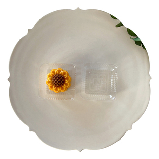 20g迷你太阳花绿豆糕点月饼模具 家用亲子向日葵 一口酥烘焙工具