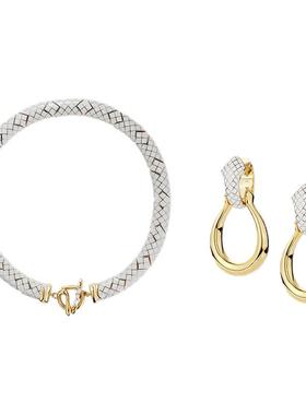 【谭维维同款】RC Retro Chic意大利复古时尚首饰 白色圣蛇套装