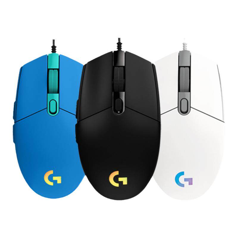 罗技G102二代有线游戏鼠标RGB流光电竞笔记本电脑吃鸡LOL宏编程