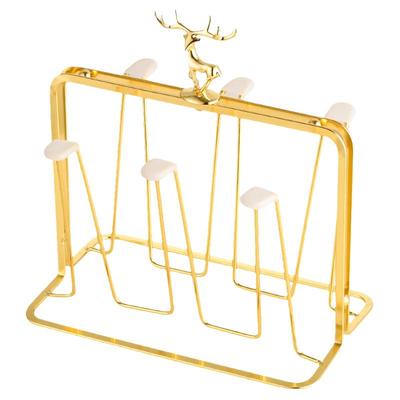 杯架家用茶托盘杯子架子倒挂置物