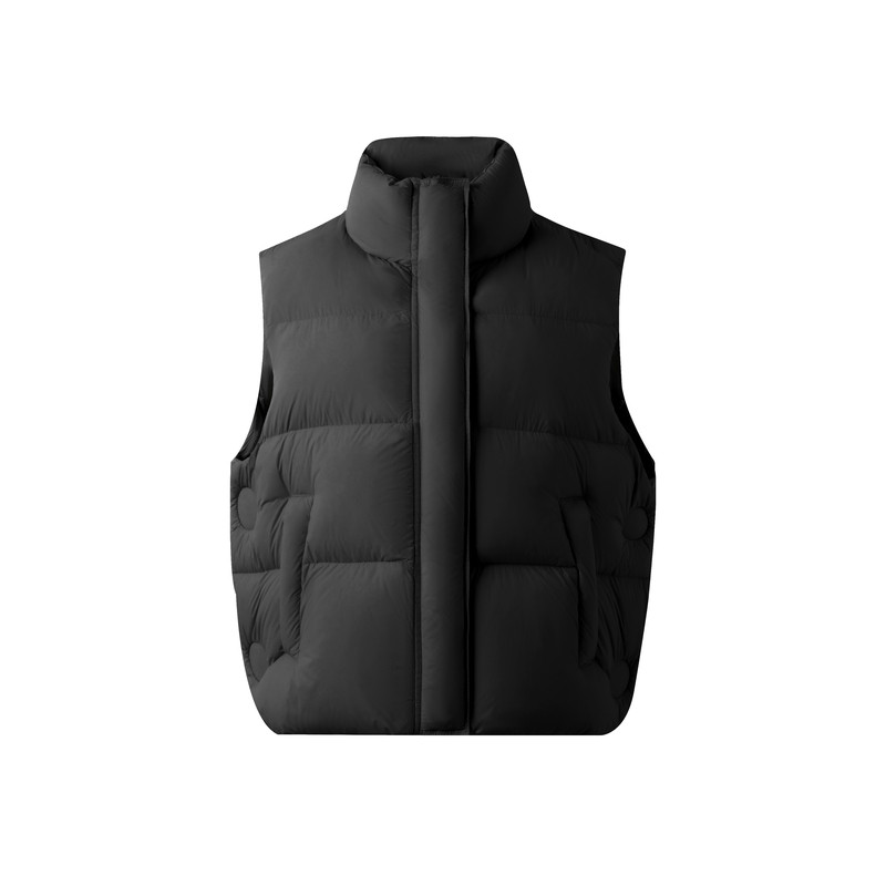 SIYU斯羽26冬黑色休闲马甲羽绒服