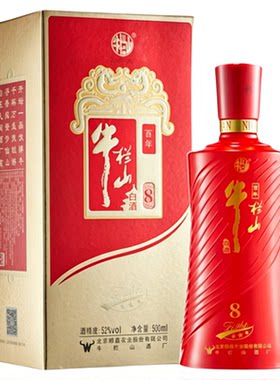 牛栏山52度38度百年红8