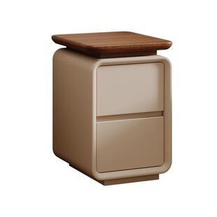 小型床头柜轻奢家用卧室中古奶油风床边超窄夹缝柜2025爆款置物架