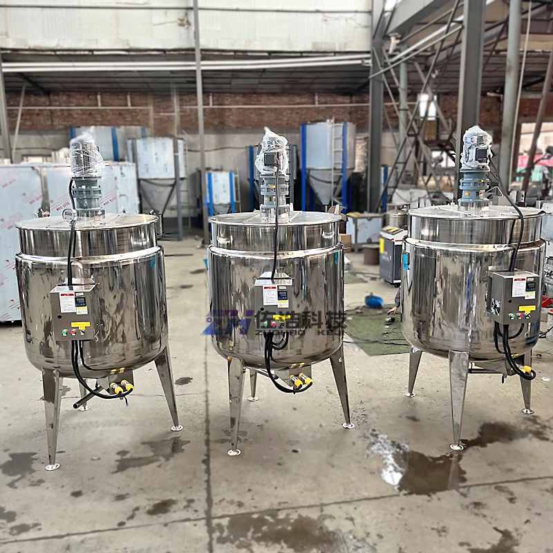 不锈钢油剂搅拌罐洗洁精浴乳乳化搅拌机电加热反应釜果浆化糖罐