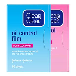 cleanclear可伶可俐吸油纸女控油面部日本进口吸油蓝膜面巾油面纸