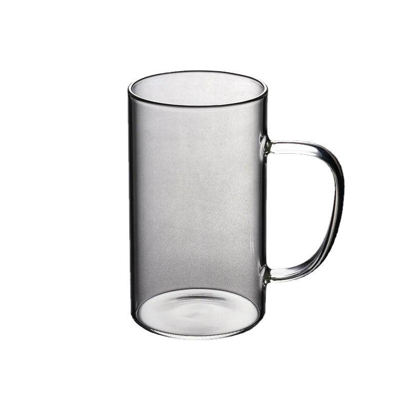 水杯耐高温玻璃带把绿茶杯高硼硅茶杯