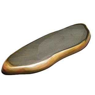 高档老坑精品文房四宝纸墨笔砚套装喝茶品茶专用天然原石金皮籽料大中小号干泡台茶盘茶托功夫茶具茶宠杯托