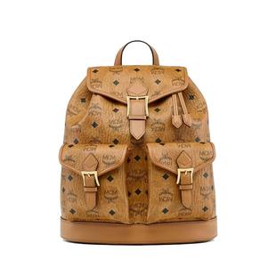 【自营】MCM AREN徽标印花女士时尚潮流百搭双肩包MWKFATA01防水