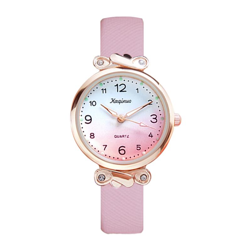 手表女学生儿童女孩高颜值小学初高中只看时间防水夜光电子石英表