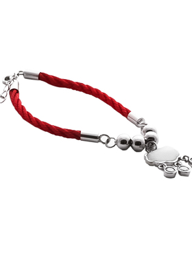 民族猫眼石手链925纯银女红手绳