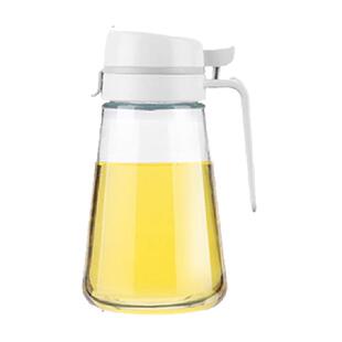太力重力油壶家用厨房玻璃自动开合调料瓶不挂油不漏油大容量油瓶