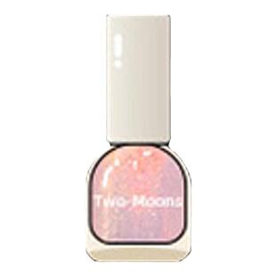 北欧极光新叠涂!Two Moons指甲油新款免烤快干水性可撕拉女新手