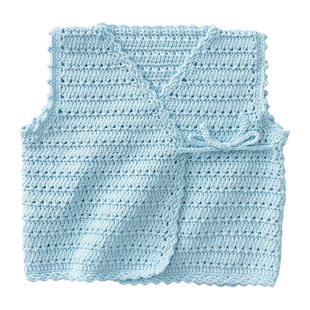 0-2岁宝宝毛线开衫毛衣 钩针婴儿手工diy材料包 勾针编织线教程