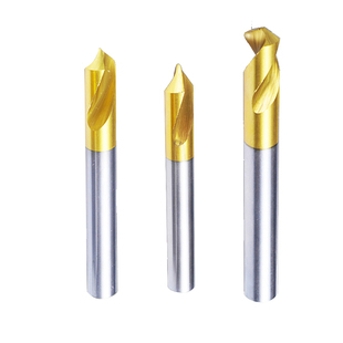 含钴中心钻定心定位钻倒角钻头镀钛90度加长不锈钢点孔钻头定点钻
