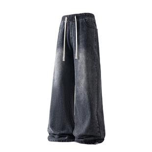 加长版裤子男高个子加绒款牛仔裤男生秋冬季青少年休闲直筒裤男款