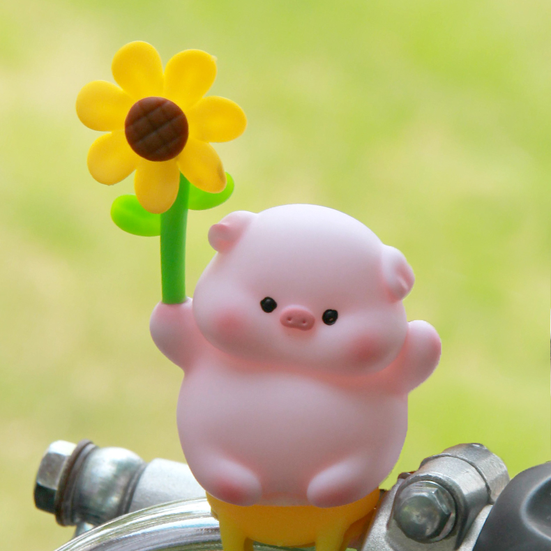 自行车风车电动车装饰小配件儿童自行车配饰玩偶挂件婴儿车载摆件