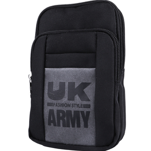 6.4寸7寸大容量手机包男穿皮带户外挂包休闲运动大屏新款手机腰包