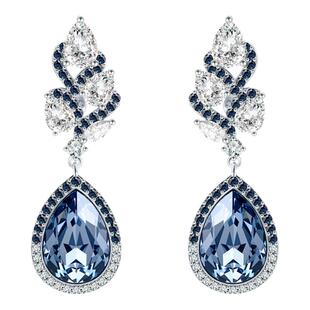 BLANCHE/布兰琪火炬胜果奥地利水晶耳环水滴气质耳坠大气轻奢耳饰