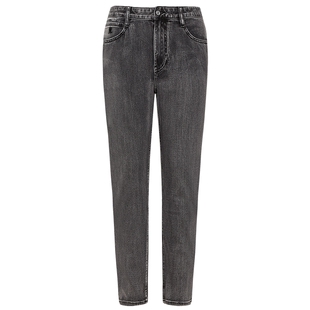 【九分裤/四面弹】利郎官方牛仔裤男士春秋款新款修身男装裤子