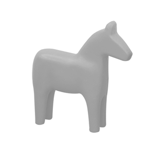 客厅高级感莫兰迪色木马摆件北欧轻奢高档现代玄关桌面小马装饰品