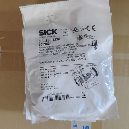 询价-SICK西克GRL18S-P1336光电传感器，货号10