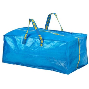 IKEA宜家弗拉塔用于推车的旅行箱,搬家袋 蓝色收纳袋国内代购