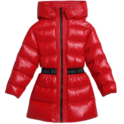 鄂尔多斯儿童羽绒服女童鹅绒服秋冬新品保暖时尚收腰羽绒服