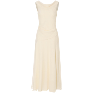 从那以后法式连衣裙斜肩白色长裙夏日高级感小裙子礼服裙穿搭女夏